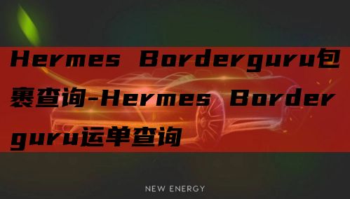 Hermes Borderguru包裹查询-Hermes B