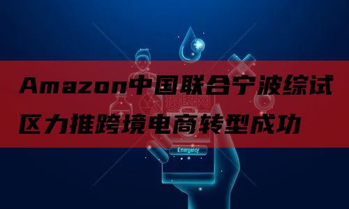 Amazon中国联合宁波综试区力推跨境电商转型成功