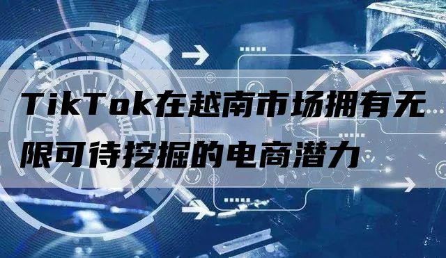 TikTok在越南市场拥有无限可待挖掘的电商潜力