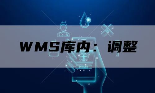WMS库内：调整